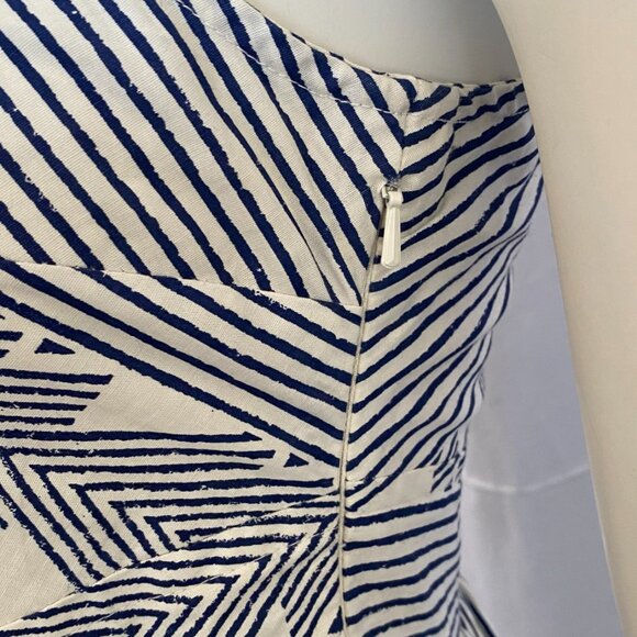 NWT! ASOS Geometric Print Midi Dress with Front Cutout - Picture 5 of 8